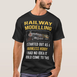 Camiseta Modelos Ferroviários De Comboios Ferroviários