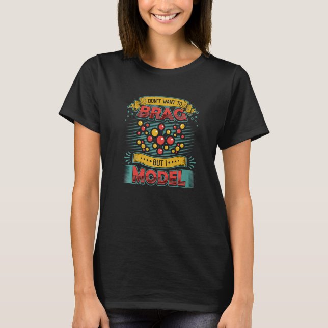 Camiseta Modelos físicos de modelagem física Modelos cientí (Frente)