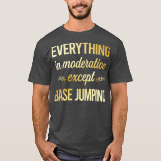 Camiseta Moderação Engraçada Salto Base