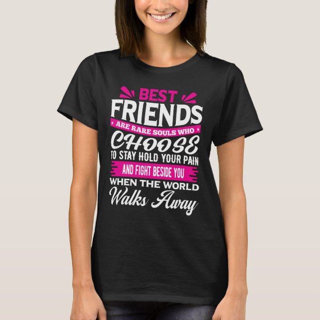 Camiseta Modern Best Friend Typography (Frente)