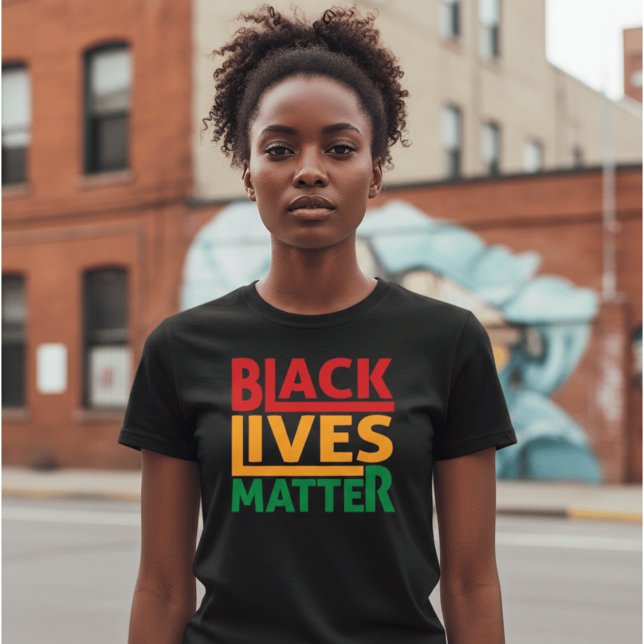Camiseta Modern BLM Black History Pride Apparel (Criador carregado)