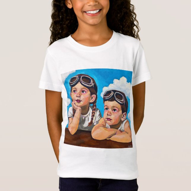 Camiseta Modern Cherub Painting - Rembrandt Inspired Art (Frente)
