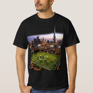 Camiseta Modern City Skyline Night Lights Graphic T-Shirt
