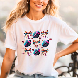 Camiseta Modern Coquette Mãe Na moda Tee Sport Mãe Bonita
