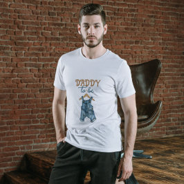 Camiseta Modern Denim Boy Blue Chá de fraldas