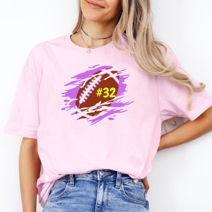 Camiseta Modern Football Mama Personalizou o T-Shirt