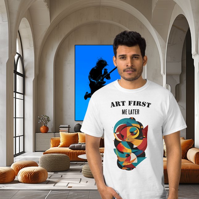 Camiseta Modern Geometric Abstract for Passionate Creatives (Criador carregado)