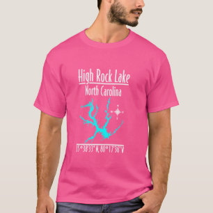 Camiseta Modern High Rock Lake - Carolina do Norte