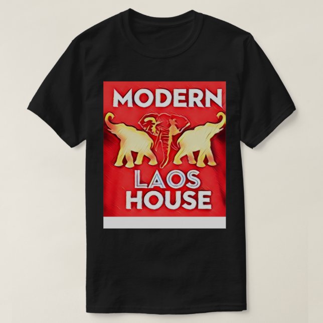 Camiseta Modern Laos House (Frente do Design)