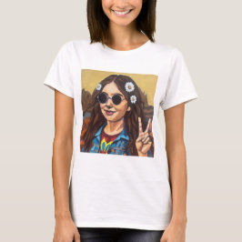 Camiseta Modern Mona Lisa Painting - da Vinci Inspired Art