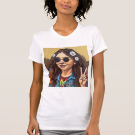 Camiseta Modern Mona Lisa Painting - da Vinci Inspired Art