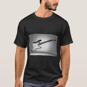 Camiseta Modern Pop Art Electric Guitar Trendy Modelo