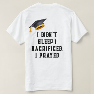 Camiseta Modern Proud Mom | 3 Photo Graduation T-Shirt 