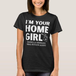 Camiseta Modern Realtor, sou a sua garota doméstica