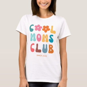Camiseta Modern Retro Legal Clube mães Vintage Groovy