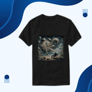Camiseta Modern Trendy Time Sky Surreal