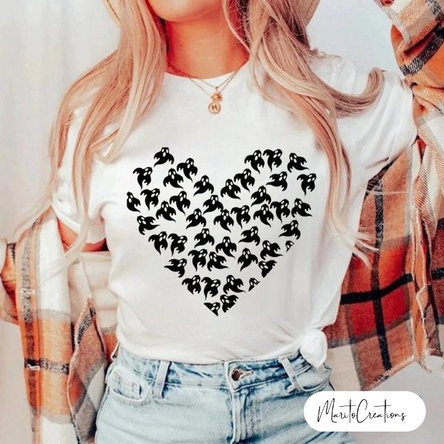 Camiseta Modern Women's Halloween Doodle T-Shirt (Criador carregado)