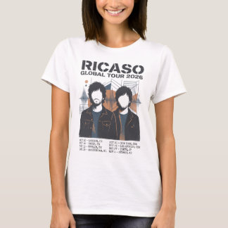 Camiseta Modern World Tour 2026 Ricaso Música Fictícia