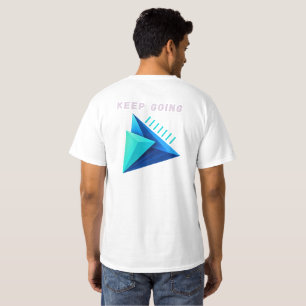 Camiseta Moderna 3D Geométrica Continue T-Shirt