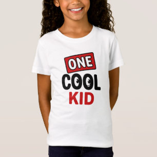 Camiseta Moderna com Slogan para Crianças Fixe, Vo