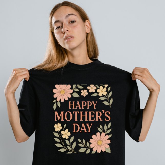 Camiseta moderna do Dia das Mães Roteiro (Criador carregado)