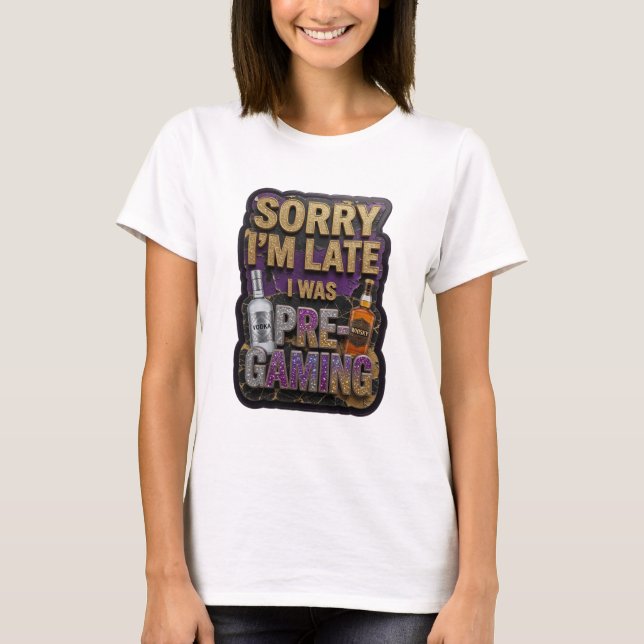 Camiseta Moderna Gold PRE GAMING Statement (Frente)