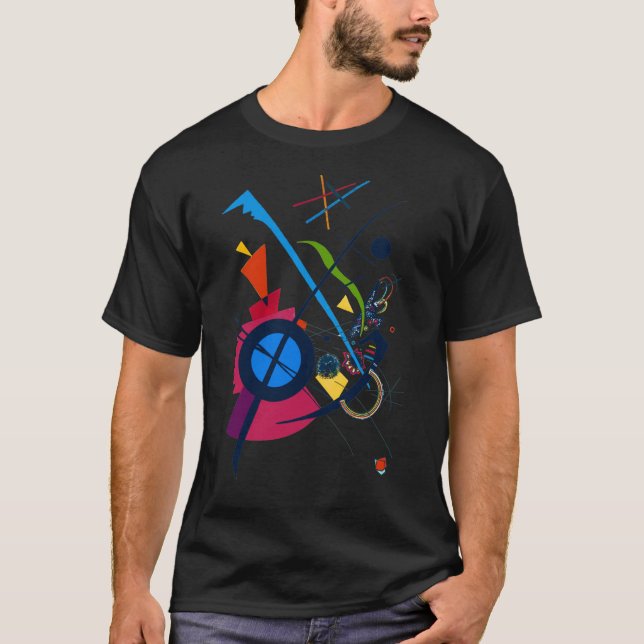 Camiseta Modernismo no Estilo de Kandinsky Clássico T-Shir (Frente)