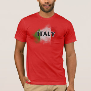 Camiseta Moderno Amor Itália Bandeira Roma Souvenir