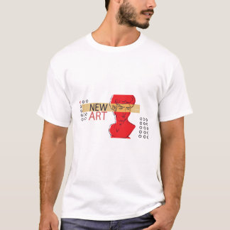 Camiseta Moderno assume um busto clássico