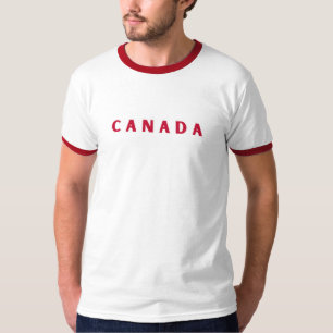 Camiseta Moderno canadense - País canadense Flag Souvenir