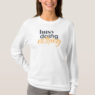 Camiseta Moderno design urbano e trendy de Ocupado Sem Faze