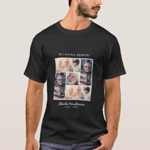 Camiseta Moderno Em Memória Carinhosa 5-Fotos Funeral