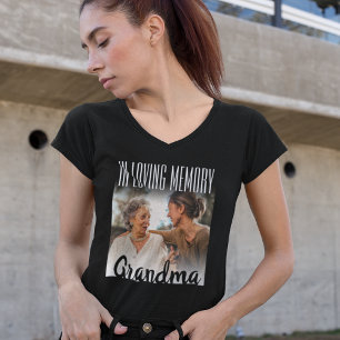 Camiseta Moderno Em Memória Carinhosa Foto