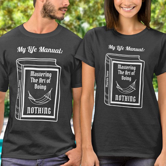 Camiseta Moderno Engraçado cita Tipografia Preta e Branca (Criador carregado)