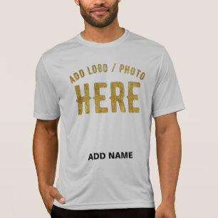 CAMISETA MODERNO ESTILOSO PERSONALIZÁVEL VERIFICADO CINZA M