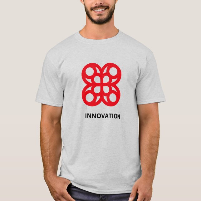 Camiseta Moderno Geométrico Abstrato (Frente)