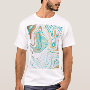 Camiseta Moderno Marble: Design de Textura de Luxo