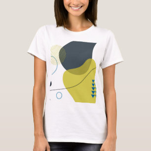 Camiseta Moderno, Memphis, legal, único, ilustração de t