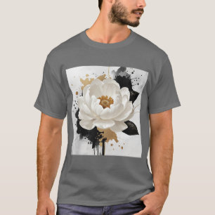 Camiseta Moderno minimalista elegante fusão de Mármore Rosa