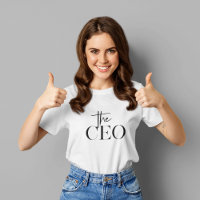 Moderno Mínimo O CEO Preto