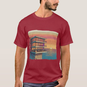 Camiseta Moderno Oásis: Luxo Sunset