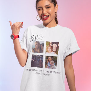 Camiseta Moderno Personalizado Besties 4 Foto