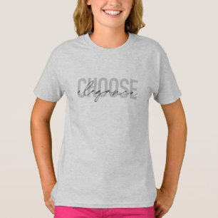 Camiseta Moderno, simples, urbano, design legal Escolha a E