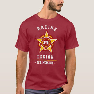 Camiseta Moderno Vintage Racine Legion Est. Escuro