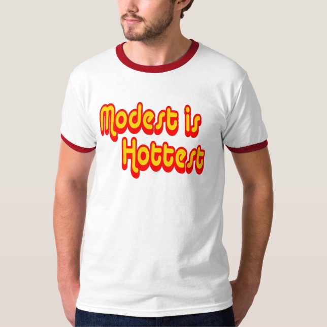 Camiseta Modesto está o mais quente (Frente)