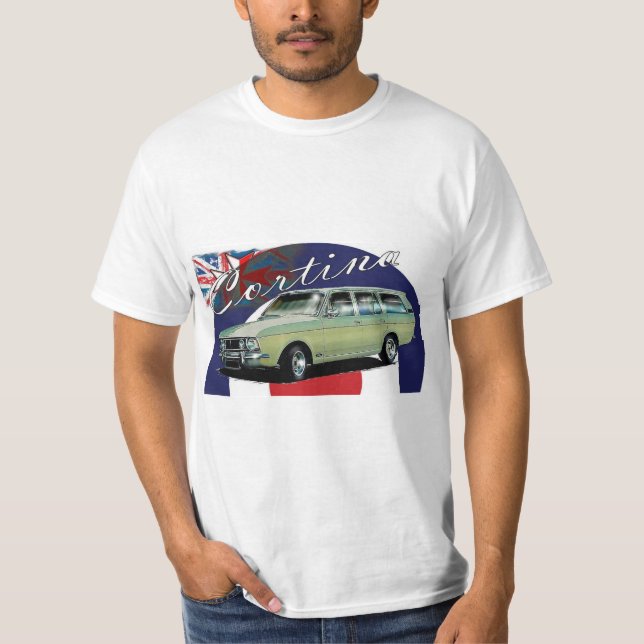 Camiseta Modificação retro do estilo 60s da cortina Mk2 (Frente)