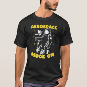 Camiseta Modo aeroespacial Viagem de espaço ativo - Explora