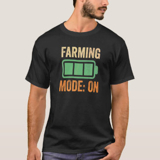 Camiseta Modo Agricultura na Bateria