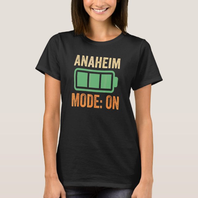 Camiseta Modo Anaheim na Bateria Design (Frente)