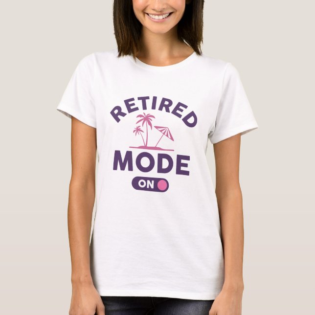 Camiseta Modo Aposentado Ativado (Frente)